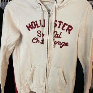 Hollister zip up hoodie